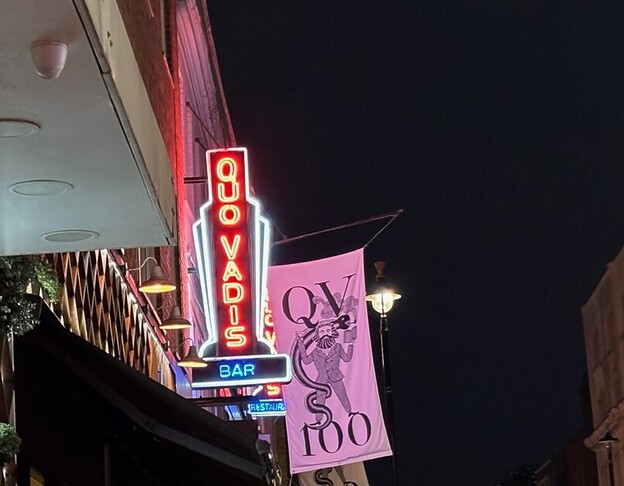 Quo Vadis.Still a brilliant Soho legend 100 years on