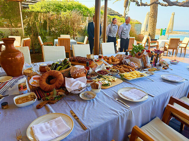 Lynne Coates gets a warm welcome in the newly renovated Asimina Suites Hotel in Paphos.