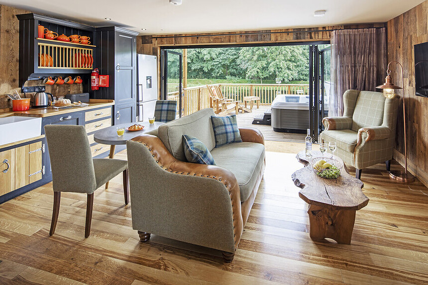 Andy Mossack stays at Bainland Lodge Retreats and enters a world of sustainable luxury.