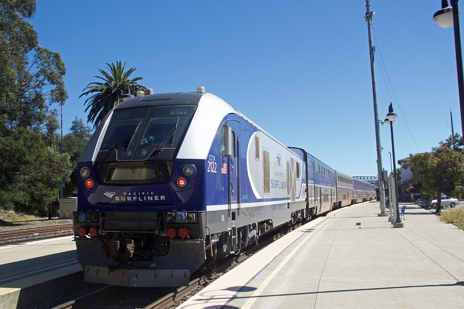 Anthea Gerrie Travels By the Pacific Surfliner From La’s Iconic Union Station To San Luis Obispo, Gateway To California’s Most Scenic Stretch Of Coast.