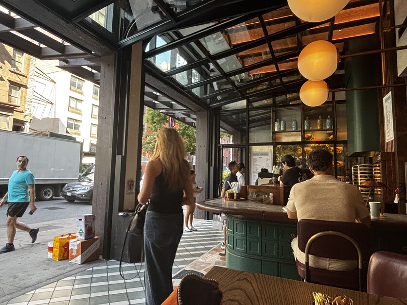 Anthea Gerrie Enjoys Unexpected Views Of The Empire State Building At Manhattan’s Buzzy Moxy Chelsea Hotel.