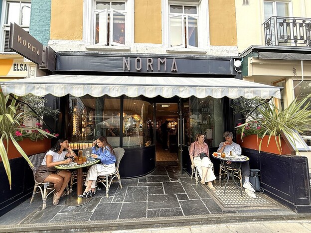 Andy Mossack eats at Norma London in fashionable Charlotte Street and discovers there’s more to it than just a famous pasta dish.