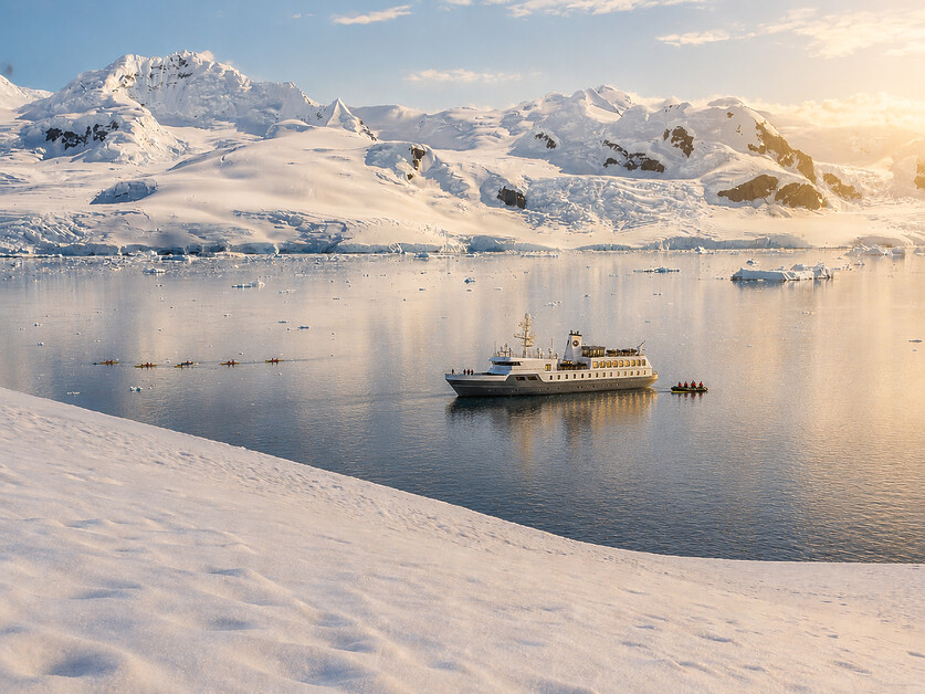 Explorer Yacht Aureum has been added to the Secret Atlas expedition portfolio for the 2027/28 and 2028/29 Antarctic and South Georgia seasons.
