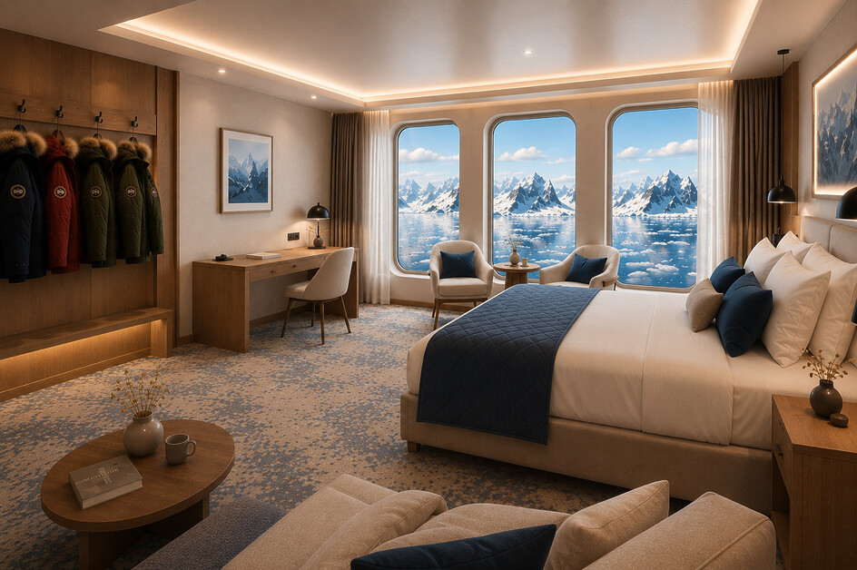 Explorer Yacht Aureum has been added to the Secret Atlas expedition portfolio for the 2027/28 and 2028/29 Antarctic and South Georgia seasons.