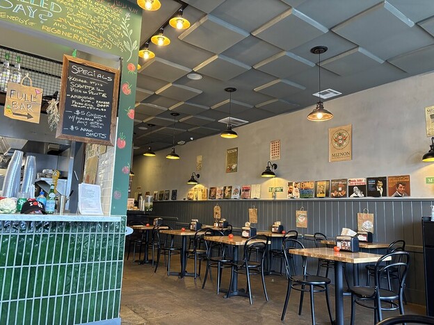 Anthea Gerrie Enjoys Exciting Dishes Created Especially For La By Israeli Celeb Chef Eyal Shani At Miznon Beverly Grove, West Hollywood.