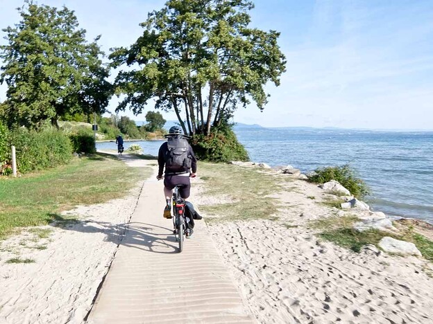 Rupert Parker gets on his bike for some intrepid cycling  by the Rhône following the ViaRhôna in France.